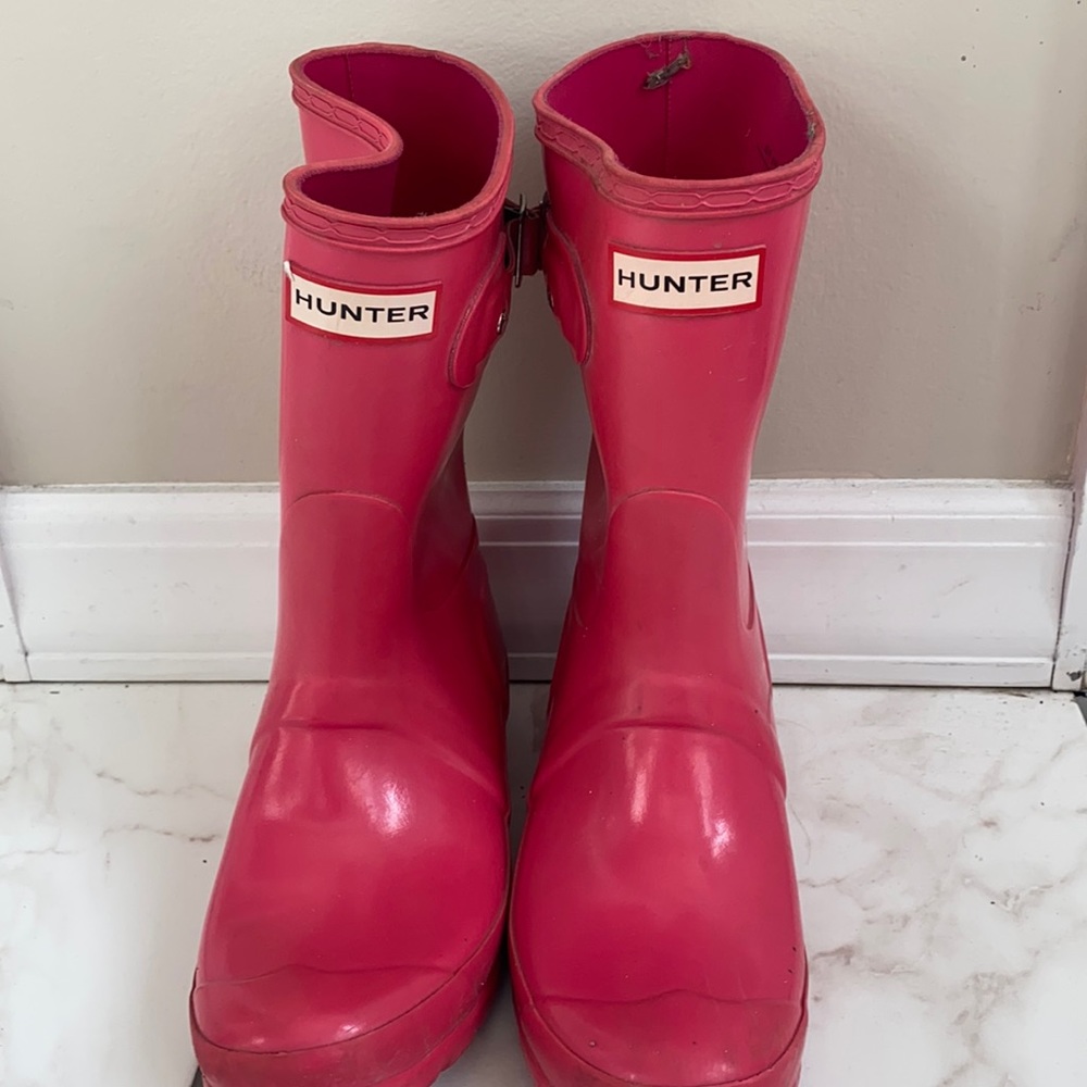Women’s  HUNTER boots- PINK!